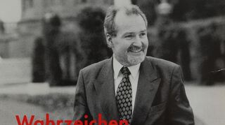 Zentrales Plakat von Widders OB-Wahlkampf 1999.