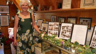 Im Heimatmuseum präsentierte Karin Jung eine Ausstellung über die Historie des Obst- und Gartenbauvereins.
