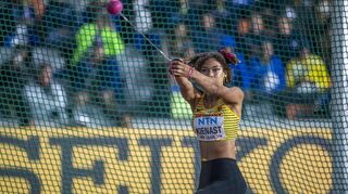 Die für den SSC Berlin startende Nova Kienast ist in Mannheim eine große Favoritin. Die Hammerwerferin ist mit 68,54 m die momentan beste Europas und die Nummer zwei in der Welt.