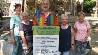 Der Vorstand der Interessengemeinschaft Neckarauer Vereine freut sich auf das Stadtteilfest: Gertraude Karusseit, Claudia Küstner, Rudi Strunk, Andrea Yertan und Rosemarie Rehberger (v.l.).