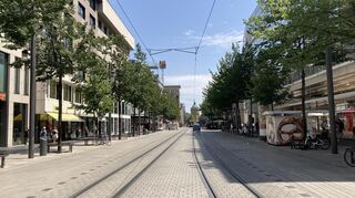 In bester Lage auf den Mannheimer Planken sind einige Ladenlokale frei, unter anderem in P3 (links).