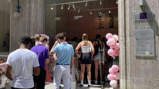 Lange Schlangen vor Cookie Couture in Mannheim: So sieht es hier häufig aus.
