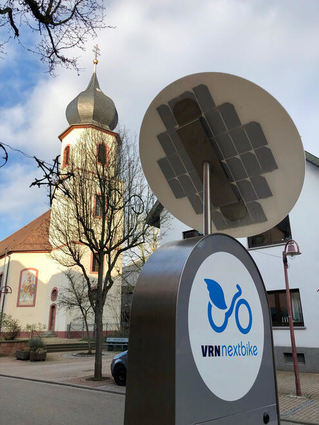 Seit Dezember 2018 gibt es Nextbike-Fahrradstationen in Heddesheim.