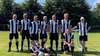 Die erfolgreiche Walking-Football-Mannschaft des FC Germania Friedrichsfeld.