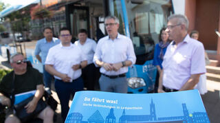 Diese Fahrplanbroschüre wird an alle Lampertheimer Haushalte verteilt.