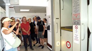 Der Pater Noster in der Galeria Kaufhof ist einzigartig in Mannheim.