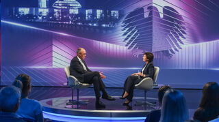Bundeskanzler Friedrich Merz am 1. Juli in der ARD-Sendung Maischberger