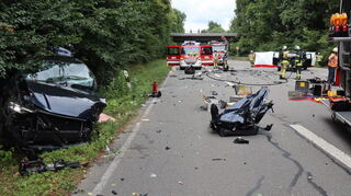 Am Samstag ereignete sich ein schwerer Verkehrsunfall in Weinheim.