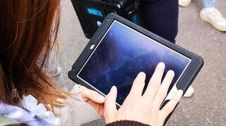 Beim Outdoor-Escape ist das iPad das wichtigste Utensil.