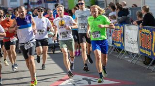 Der Stadtlauf führt durch die Bürstädter Innenstadt.