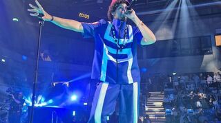 NoMBe performt vor 5000 Zuschauern am großen Boxabend der Ringside Zone.