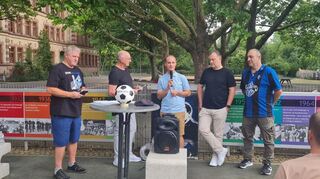 Von links: Jürgen Kurtz, Gerhard Mertin, Tobias Wrzesinski, Michael Herberger, Martin Willig.
