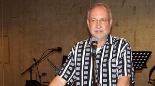 „Mr. Jungbusch“ Michael Scheuermann bei seiner Abschiedsrede.