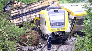 Bei Riedlingen führte ein ­Erdrutsch zur Entgleisung des ­Regionalzuges.