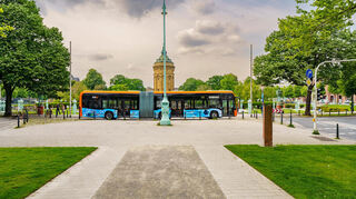 Wegen einer Teilsperrung auf der Waldstraße in Mannheim fahren einige Buslinien der rnv nach einem veränderten Fahrplan.