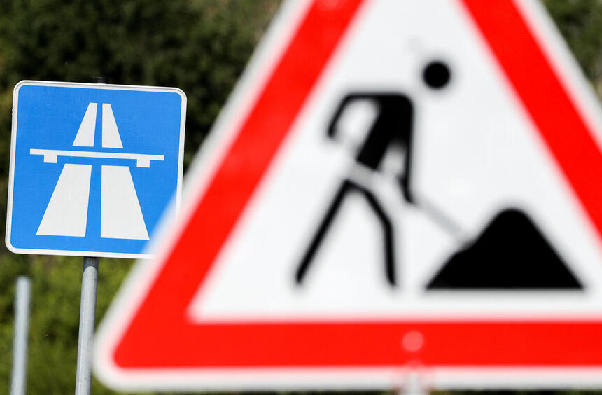 Sperrung der A 5 ab Weinheim in Richtung Karlsruhe