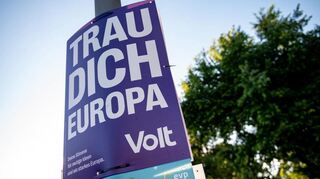 Volt ist eine Kleinstpartei, in der Michaela Schneider-Wettstein ihre politische Heimat gefunden hat.