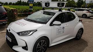 Ein solches Scan-Auto startet am 11. August Kartierungsfahrten in der Bahnstadt und in der Altstadt.