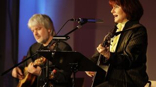 Adax Dörsam mit Joana 2009 in der Matthäuskirche bei der Konzertreihe Cross`n Groove.