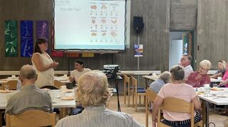 In der Reihe „freitags um 4“ stand das Thema Ernährung im Mittelpunkt.
