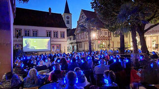 MRN Schriesheim Stadtbrunnen Open-Air-Kino 07.08.2025 Bild: Marcus Schwetasch
