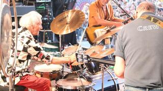 Guru Guru in Aktion. Die Krautrock-Klassiker um Festivalgründer Mani Neumeier (links) waren in Finkenbach bis 2019 immer am Start. Die Unstimmigkeiten in der Zwischenzeit wurden beigelegt.