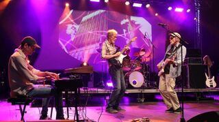 Eine Institution im Krautrock und beim Finkenbach Festival: Kraan mit (von links) Keyboarder Martin Kasper, Gitarrist Peter Wolbrandt, Schlagzeuger Jan Fride und Bassist Hellmut Hattler.