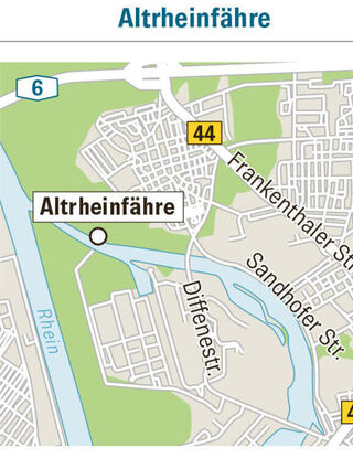 Hier liegt die Fähre.