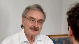 Rolf Sauer im Gespräch mit „MM“-Redakteur Torsten Gertkemper-Besse.
