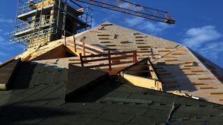 Noch kahl: der Grüne Hügel.