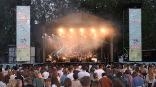 So sah das Picknickkonzert mit Provinz 2021 unter Corona-Bedingungen in Ladenburg aus.