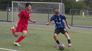 Beim 11:0 gegen Hangzhou traf Kaan Gasan von der U16 des SC Waldhof viermal.