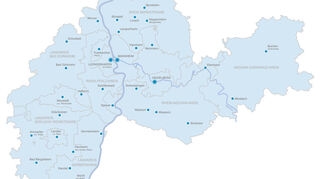 Über 5.600 Quadratkilometer groß ist die Metropolregion Rhein-Neckar.