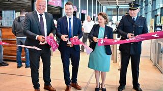 Vier neue Scanner wurden am BER eingeweiht. Sie machen die Abfertigung von Passagieren deutlich leichter.