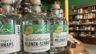 Der Heidelberger Melonen-Schnaps ist besonders bei Studierenden und Touristen beliebt.