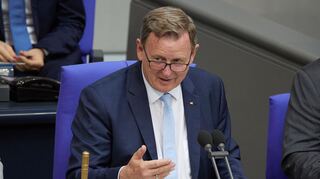 Schon in seiner Zeit als Thüringer Ministerpräsident hatte Bodo Ramelow eine Debatte über die Nationalhymne angestoßen. (Archivbild)