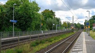 An diesem Bahnhof kam das Mädchen ums Leben.