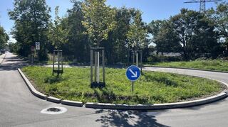 An der Bensheimer Straße sind die Bauarbeiten abgeschlossen.