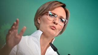 Franziska Brantner, Parteivorsitzende von Bündnis 90/Die Grünen, kommt als Wahlkreisabgeordnete zu mehreren Volksfesten in der Region.