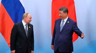 Sehen sich als Verbündete: Xi und Putin.