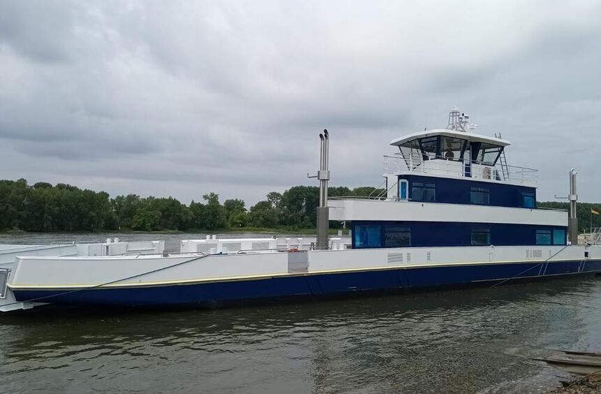 The new Altrip-Mannheim Rhine ferry is coming - | This is what it looks ...