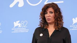Regisseurin Kaouther Ben Hania («The Voice of Hind Rajab») bei den Filmfestspielen von Venedig.
