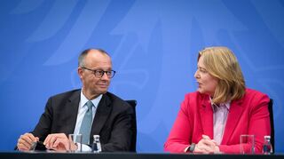Merz und Bas haben sich nach den Auseinandersetzungen der letzten Tage versöhnt.