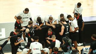 Eingeschworenes Team: Weltmeister Deutschland peilt EM-Gold an.