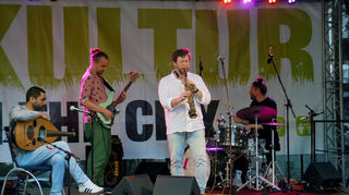 Das Arabic-Jazz-Quartett Beyond Borders bei Kultur in the City.