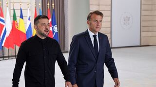 Macron treibt die Pläne für Sicherheitsgarantien für die Ukraine voran.