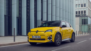 Könnte aus Legosteinen sein, ist aber trotzdem putzig: der neue R5 von Renault.