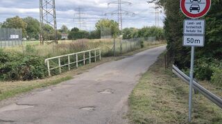 Die marode Brücke am Bahnlachgraben erfordert dringend eine Sanierung