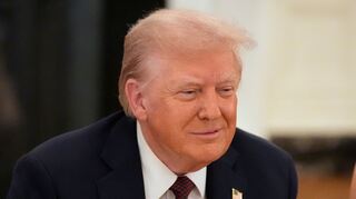 Donald Trump sieht in der Milliardenstrafe gegen Google vor allem eine Attacke auf ein US-Unternehmen. (Archivbild)