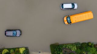 Besonders viel Regen fiel am Niederrhein.